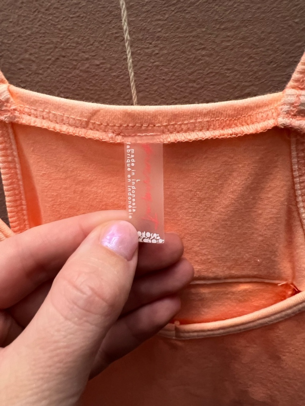 Free people Hot Shot Jumpsuit Peach - Picture 4 of 5